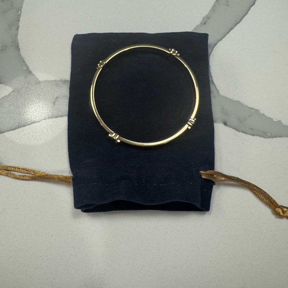 Tory Burch Gold Bangle Bracelet